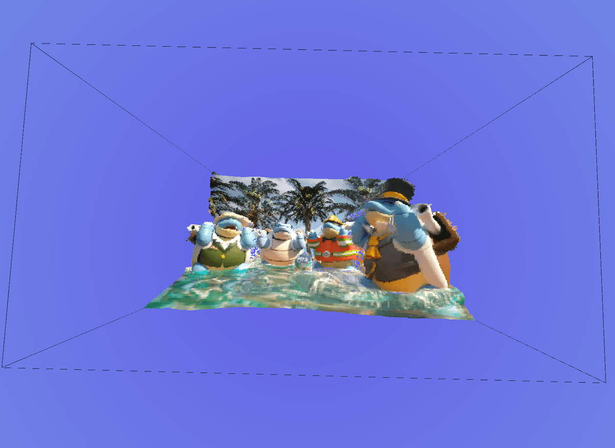 thumbnail for Bigman Blastoise with Perspective Distortion